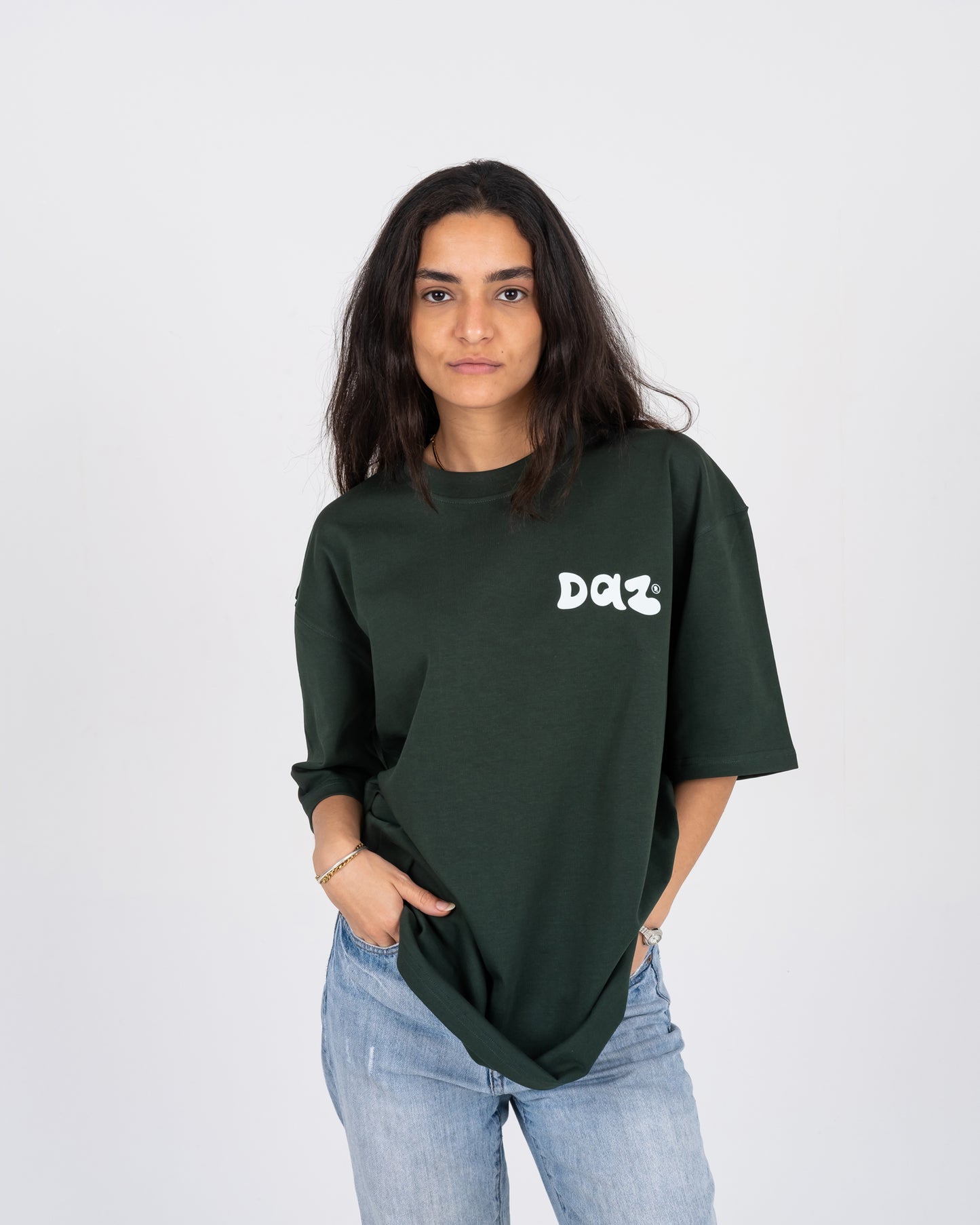 DARK OLIVE ORIGINAL DAZ OVERSIZED TEE