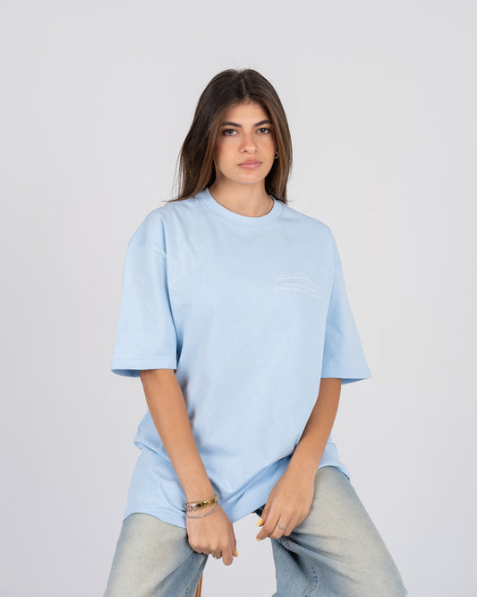 BABY BLUE  DAZ – RISE AGAIN OVERSIZED TEE