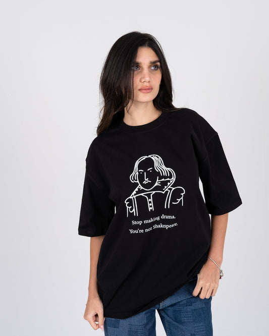 BLACK DAZ - NO DRAMA OVERSIZED TEE